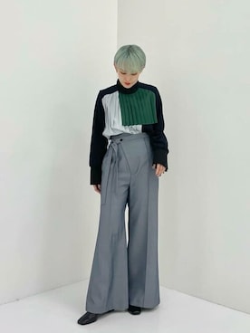 「#秋コーデ」｜「アイテム（ブーツ）」を使った、ヤマサキさん（レディース・157cm）の秋コーディネート