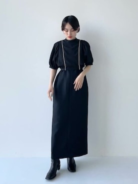 「＃ワンピース」｜ヤマサキさん（レディース・157cm）の春コーディネート