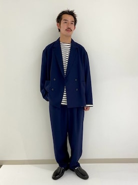 「JOURNAL STANDARD（ジャーナルスタンダード）のアイテム（セットアップ）」を使った、ジャーナルスタンダード メンズさん（メンズ・171cm）の春コーディネート