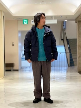 「JOURNAL STANDARD（ジャーナルスタンダード）のアイテム（ダウンジャケット/コート）」を使った、ジャーナルスタンダード メンズさん（メンズ・173cm）の秋コーディネート