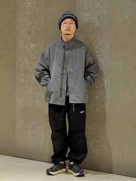 「スポーツミックス」｜「アイテム（モッズコート）」を使った、ジャーナルスタンダード メンズさん（メンズ・169cm）の秋コーディネート