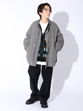 「アイテム（モッズコート）」を使った、ジャーナルスタンダード メンズさん（メンズ・167cm）の秋コーディネート