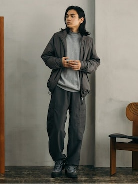 「JOURNAL STANDARD（ジャーナルスタンダード）のアイテム（ナイロンジャケット）」を使った、ジャーナルスタンダード メンズさん（メンズ・181cm）の秋コーディネート