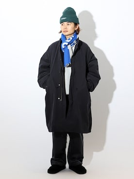 「コーデュロイパンツ」｜「アイテム（モッズコート）」を使った、ジャーナルスタンダード メンズさん（メンズ・168cm）の秋コーディネート
