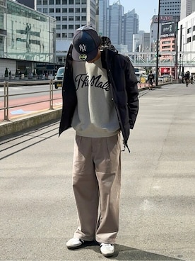 「JOURNAL STANDARD（ジャーナルスタンダード）のアイテム（ダウンジャケット/コート）」を使った、ジャーナルスタンダード メンズさん（メンズ・179cm）の秋コーディネート