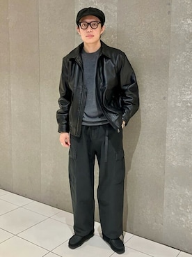 「JOURNAL STANDARD（ジャーナルスタンダード）のアイテム（ブルゾン）」を使った、ジャーナルスタンダード メンズさん（メンズ・179cm）の秋コーディネート