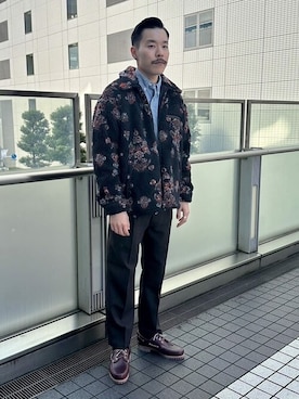 「JOURNAL STANDARD（ジャーナルスタンダード）のアイテム（ブルゾン）」を使った、ジャーナルスタンダード メンズさん（メンズ・175cm）の秋コーディネート