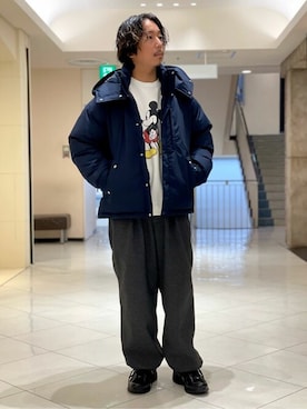 「ミッキー」｜ジャーナルスタンダード メンズさん（メンズ・172cm）の秋コーディネート