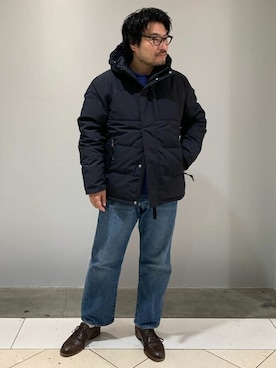 「JOURNAL STANDARD（ジャーナルスタンダード）のアイテム（ダウンジャケット/コート）」を使った、ジャーナルスタンダード メンズさん（メンズ・167cm）の秋コーディネート