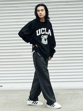 「UCLA」｜ジャーナルスタンダード メンズさん（メンズ・181cm）の冬コーディネート