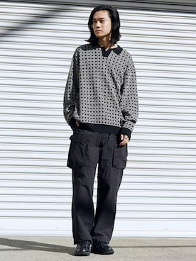 「NULL（ヌル）のアイテム」を使った、ジャーナルスタンダード メンズさん（メンズ・181cm）の冬コーディネート