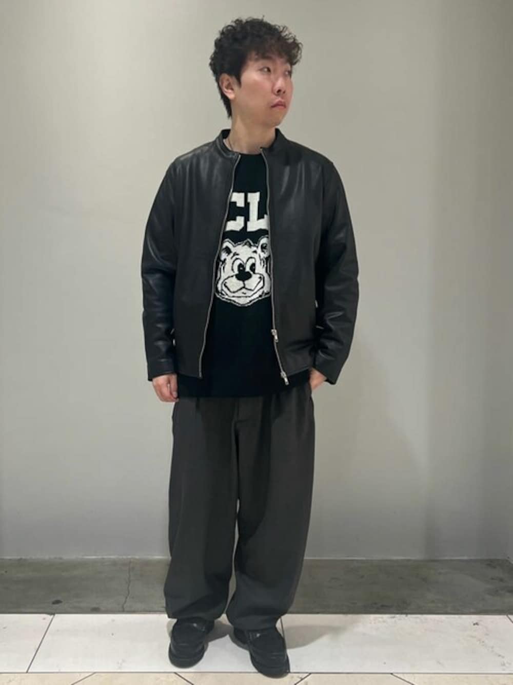 ジャーナルスタンダード　レザーシングルライダースジャケット JOURNAL STANDARD（ジャーナルスタンダード）の「ラムレザー