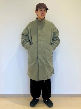 「JOURNAL STANDARD（ジャーナルスタンダード）のアイテム（モッズコート）」を使った、ジャーナルスタンダード メンズさん（メンズ・170cm）の冬コーディネート