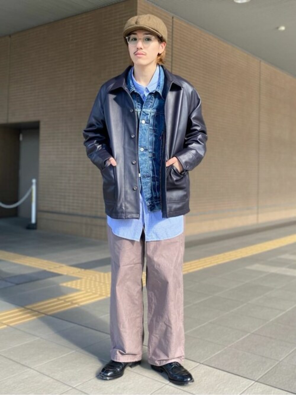 Schott × JOURNAL STANDARD カバーオール ネイビー M Schott × JOURNAL STANDARD カバーオール ネイビー M