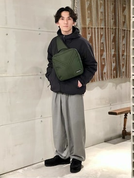 「JOURNAL STANDARD（ジャーナルスタンダード）のアイテム（ブルゾン）」を使った、ジャーナルスタンダード メンズさん（メンズ・167cm）の冬コーディネート