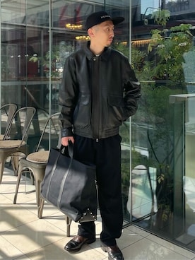 「JOURNAL STANDARD（ジャーナルスタンダード）のアイテム（ブルゾン）」を使った、ジャーナルスタンダード メンズさん（メンズ・170cm）の冬コーディネート