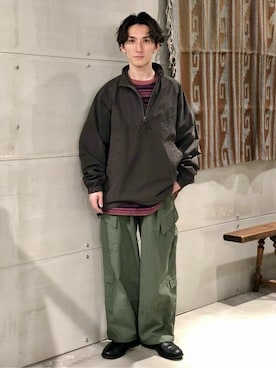 「Snow Peak（スノーピーク）のアイテム（ブルゾン）」を使った、ジャーナルスタンダード メンズさん（メンズ・167cm）の春コーディネート