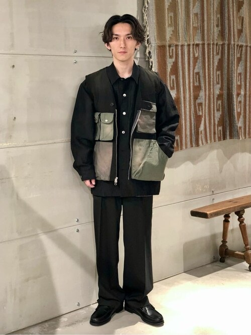 セール】【J.S.Homestead】Crazy-Pattern Utility Vest（ベスト