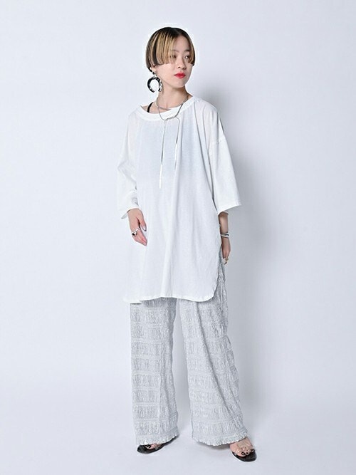 CITYSHOP DYED TAFFETA パンツ METALLIC GATHERING パンツ（その他パンツ）｜CITYSHOP
