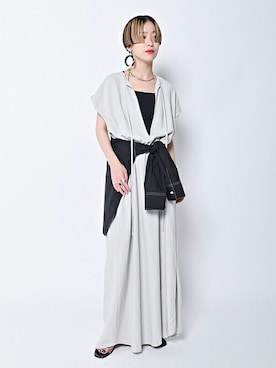 YAMASHITAさん(レディース・156cm)の夏コーディネート