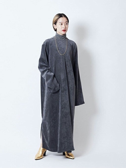 追加》VELVETEEN KAFTAN DRESS：ワンピース（ワンピース）｜CITYSHOP