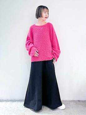 「klogg（クロッグ）のアイテム（スリッポン）」を使った、YAMASHITAさん（レディース・156cm）の秋コーディネート