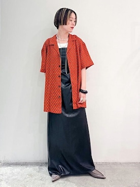 YAMASHITAさん（レディース・156cm）の夏コーディネート