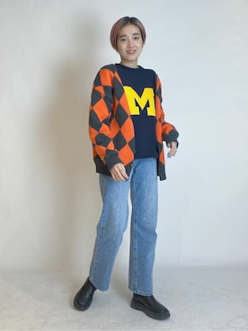 Oriensレディースさん（レディース・160cm）の冬コーディネート