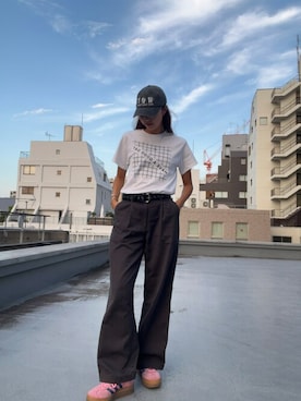 「ROOPTOKYO（ループトウキョウ）のアイテム」を使った、NATSUKIさん（レディース・170cm）の夏コーディネート