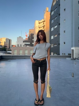 「アイテム（ハンドバッグ）」を使った、NATSUKIさん（レディース・170cm）の夏コーディネート