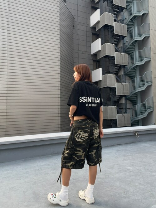 FANCY CLUB/ファンシークラブ CARGO LETTERING BERMUDA PANTS