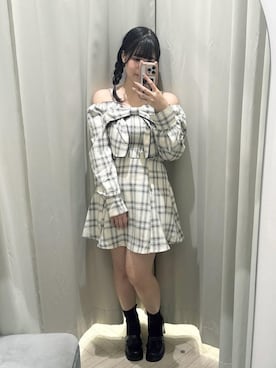 「MAJESTIC LEGON（マジェスティックレゴン）のアイテム」を使った、ねねさん（レディース・162cm）の秋コーディネート