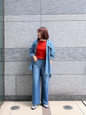 「le.coeur blanc（ルクールブラン）のアイテム」を使った、a k aさん（レディース・164cm）の春コーディネート