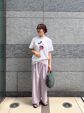 「le.coeur blanc（ルクールブラン）のアイテム」を使った、a k aさん（レディース・164cm）の春コーディネート