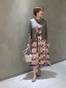 「ANAYI（アナイ）のアイテム」を使った、syoujiさん（レディース・165cm）の秋コーディネート