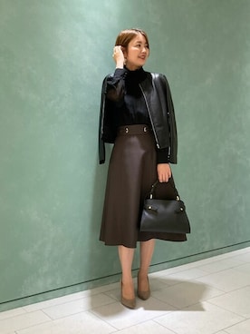 「ANAYI（アナイ）のアイテム」を使った、syoujiさん（レディース・165cm）の秋コーディネート