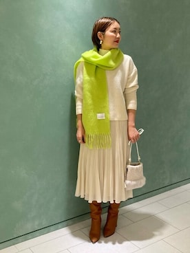 「ANAYI（アナイ）のアイテム」を使った、syoujiさん（レディース・165cm）の冬コーディネート