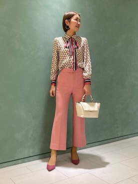 「ANAYI（アナイ）のアイテム」を使った、syoujiさん（レディース・165cm）の春コーディネート