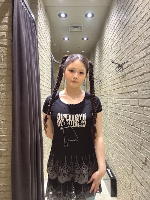 HYSTERIC GLAMOUR（ヒステリックグラマー） tシャツ 半袖 EVIL SKULL