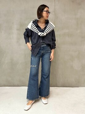 「アイテム（その他シューズ）」を使った、YURIさん（レディース・165cm）の冬コーディネート