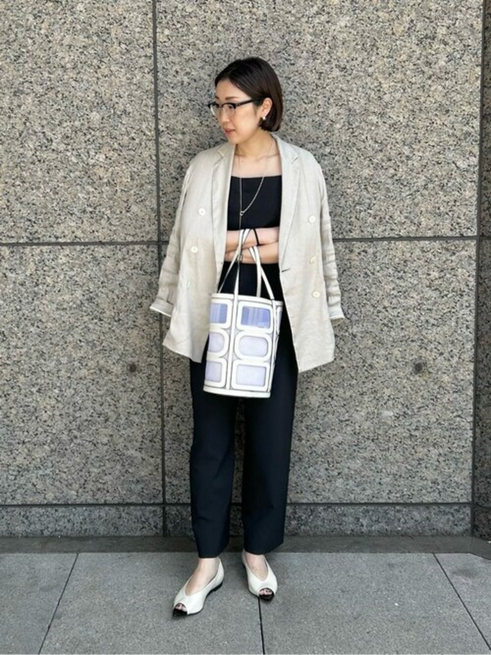 GRISE（グリーズ）の「GRISEレザーポインテッドオープントゥ