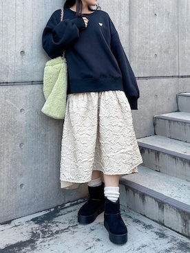「vivian 」｜VIVIAN COLLECTIONさん（レディース・160cm）の冬コーディネート