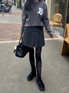 「vivian 」｜VIVIAN COLLECTIONさん（レディース・160cm）の冬コーディネート