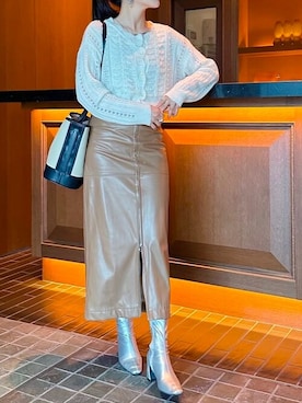 「vivian 」｜VIVIAN COLLECTIONさん（レディース・160cm）の冬コーディネート