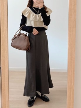 「vivian 」｜VIVIAN COLLECTIONさん（レディース・160cm）の冬コーディネート