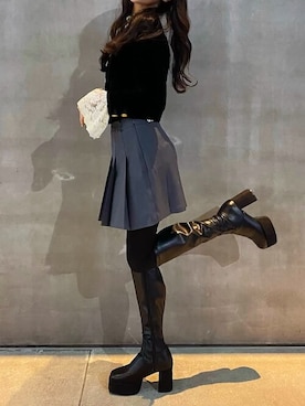 「vivian 」｜VIVIAN COLLECTIONさん（レディース・160cm）の冬コーディネート