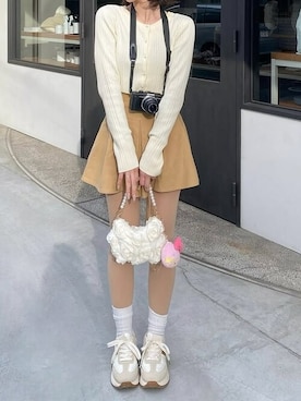 「カメラ女子」｜VIVIAN COLLECTIONさん（レディース・160cm）の冬コーディネート