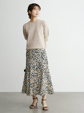 「La TOTALITE（ラトータリテ）のアイテム」を使った、yukimiさん（レディース・160cm）の春コーディネート