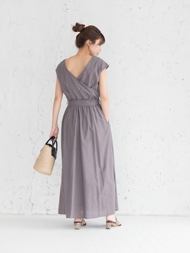 「La TOTALITE（ラトータリテ）のアイテム（ワンピース）」を使った、yukimiさん（レディース・160cm）の夏コーディネート