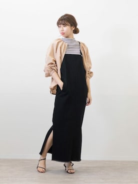 「ギャザーブルゾン」｜yukimiさん（レディース・160cm）の夏コーディネート